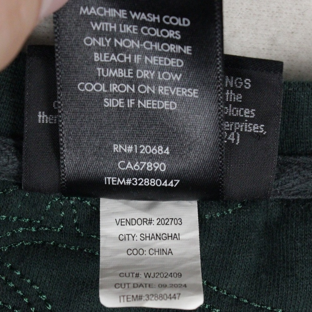 BoxLunch Lord of the Rings Sweatshirt Men's Medium Embroidered Green Crewneck - Picture 6 of 11